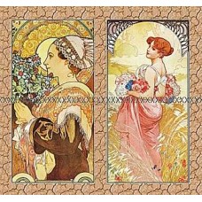 Bavlněná látka-panel A4036