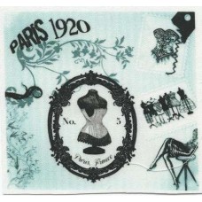BAVLNĚNÝ PANEL - 9 x 9,5 cm 7RG176