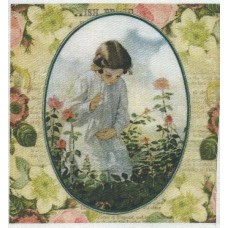 BAVLNĚNÝ PANEL - 9,5 x 9,5 cm 10RG141