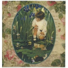 BAVLNĚNÝ PANEL - 9,5 x 9,5 cm 10RG142
