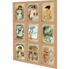 BAVLNĚNÝ PANEL - SADA 30 x 37,5 cm  NS42