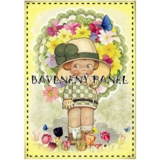 Bavlněná látka-panel A5706