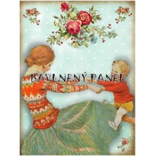 Bavlněná látka-panel A5711