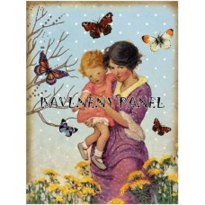 Bavlněná látka-panel A5713