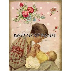 Bavlněná látka-panel A5714