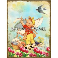 Bavlněná látka-panel A5738