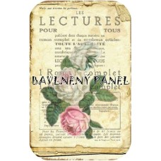 Bavlněná látka-panel A5817