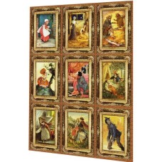 BAVLNĚNÝ PANEL - SADA 27 x 34 cm  NS107