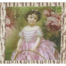BAVLNĚNÝ PANEL - 7,5 x 8 cm 10RG298
