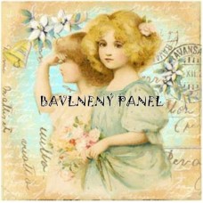 Bavlněná látka-panel A5987