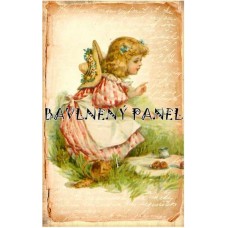 Bavlněná látka-panel A5994
