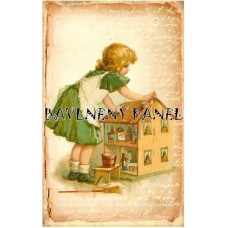 Bavlněná látka-panel A5995