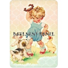 Bavlněná látka-panel A6004