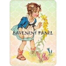 Bavlněná látka-panel A6006