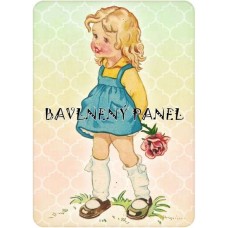 Bavlněná látka-panel A6007