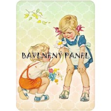 Bavlněná látka-panel A6008