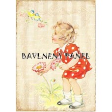 Bavlněná látka-panel A6012