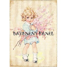 Bavlněná látka-panel A6013