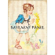 Bavlněná látka-panel A6016