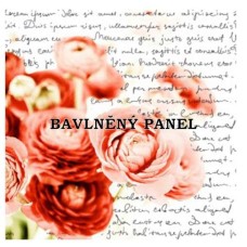 Bavlněná látka-panel A60316