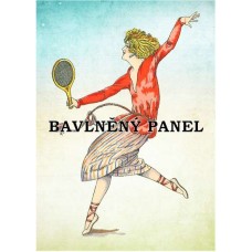 Bavlněná látka-panel A6062