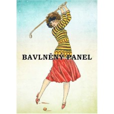 Bavlněná látka-panel A6065