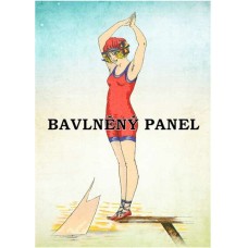 Bavlněná látka-panel A6066