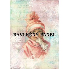 Bavlněná látka-panel A6085