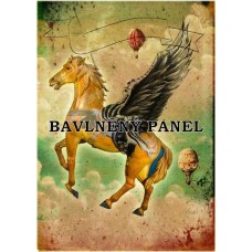 Bavlněná látka-panel A6094