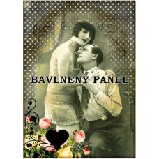 Bavlněná látka-panel A6113