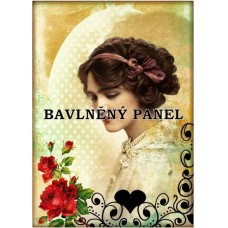Bavlněná látka-panel A6115