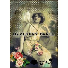 Bavlněná látka-panel A6116