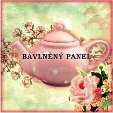 Bavlněná látka-panel A615A6