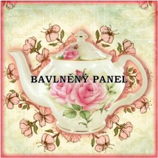 Bavlněná látka-panel A615B6