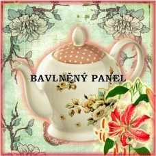 Bavlněná látka-panel A615C4