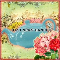 Bavlněná látka-panel A615D1