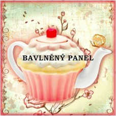 Bavlněná látka-panel A615D4