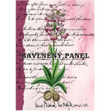 Bavlněná látka-panel A6174