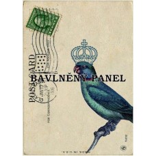 Bavlněná látka-panel A6235