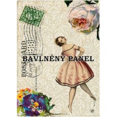 Bavlněná látka-panel A6265