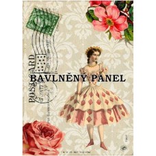 Bavlněná látka-panel A6267