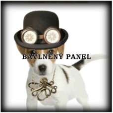 Bavlněná látka-panel A634a4
