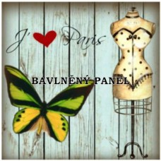 Bavlněná látka-panel A6365