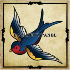 Bavlněná látka-panel A637a4
