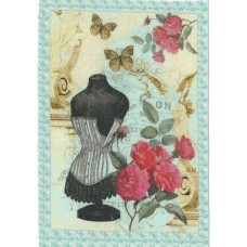 BAVLNĚNÝ PANEL - 9,5 x 14,5 cm 13RG66