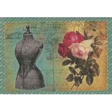 BAVLNĚNÝ PANEL - 9,5 x 14,5 cm 13RG68