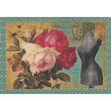 BAVLNĚNÝ PANEL - 9,5 x 14,5 cm 13RG72