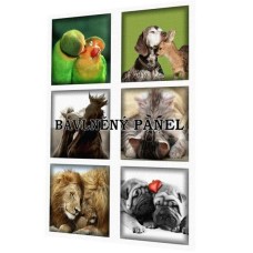 Bavlněná látka-panel -VÝBĚR ZE SADY! - A647C