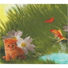 BAVLNĚNÝ PANEL - 13 x 14,5 cm 17RG23