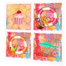 BAVLNĚNÝ PANEL - SADA 23 x 25 cm 2SGR8